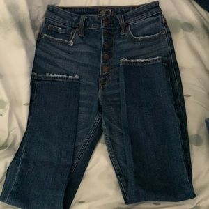 Abercrombie & Fitch High Rise Slim 5 Buttons